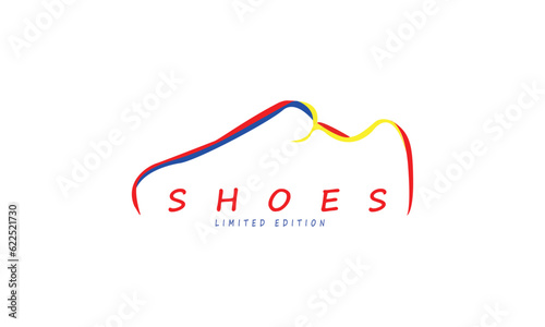 Sport shoes isolated on white background