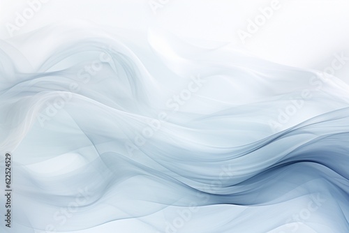 An Ethereal White Abstract Background Created with Generative AI