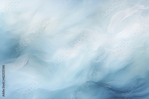 An Ethereal White Abstract Background Created with Generative AI