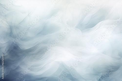 An Ethereal White Abstract Background Created with Generative AI