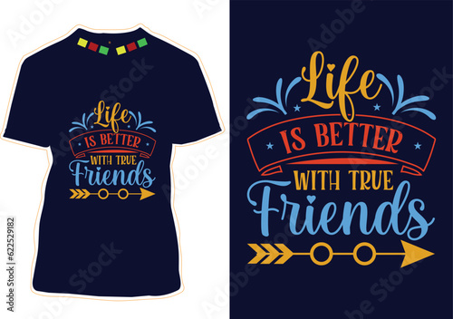 Happy Friendship Day T-shirt Design