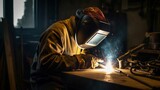 Crafting the Fabric of Industry: Exploring the Intricacies of Welding and Metalwork in Construction and Manufacturing, generative AIAI Generated