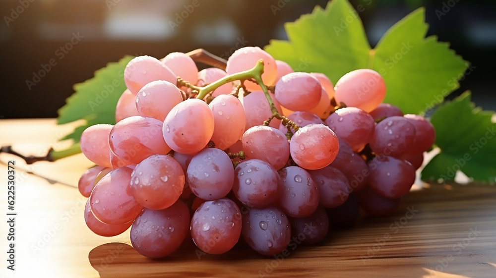fresh grape close up generative Ai fresh grape close up generative Ai