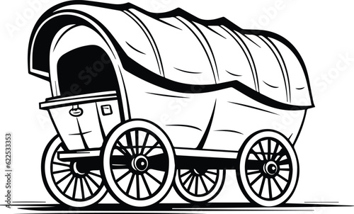 Wild West Covered Wagon photo