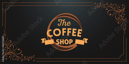 Coffee Square Logo Template With Type Of Line Art Logo Inspiration. Can Use For Corporate Brand Identity, Coffee Shop, Cafe, And Restaurant