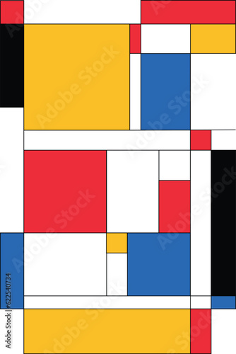 Abstract colorful geometric vector background.