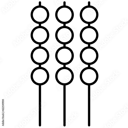 satai or skewer icon