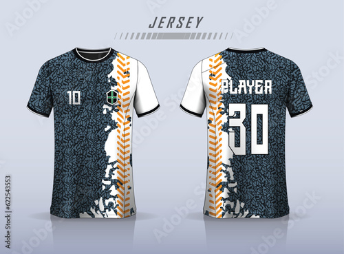 Soccer jersey design for sublimation