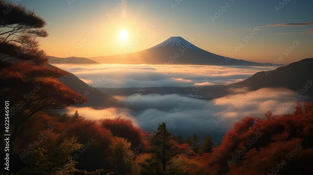 Mount Fuji viewed