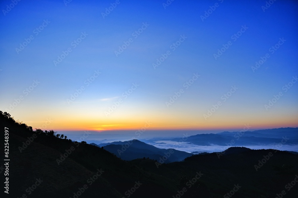 sunrise over mountains sunrise over mountains