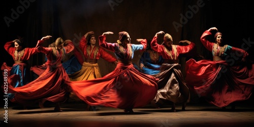 Energetic and Colorful Kochari Dance: A Glimpse of Armenian Culture, generative ai