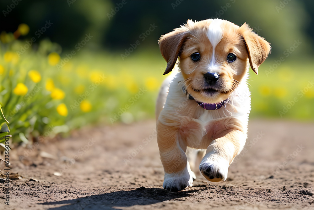 a cute puppy running in the field.
GenerativeAI a cute puppy running in the field.
GenerativeAI