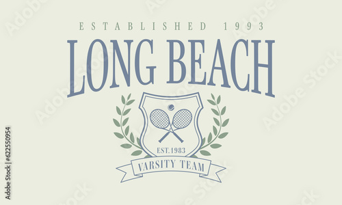 Vector artwork in varsity vintage style, perfect for t-shirts and sweatshirts.