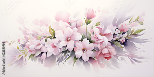 watercolour floral bouquet of pink flowers for wedding stationary invitations  greetings  wallpapers  fashion  prints