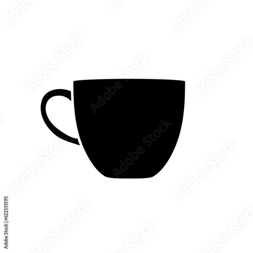 Coffee cup icon vector. Tea cup illustration sign. Mocha symbol. Tea logo. Hot drink mark.