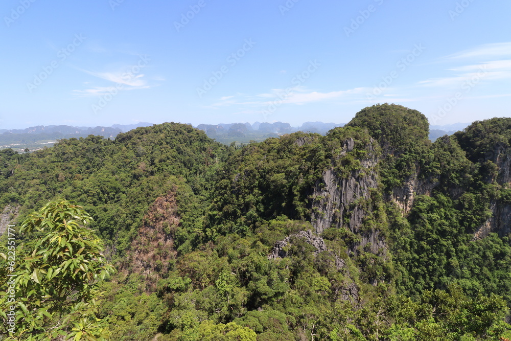 view from a mountain in Thailand 