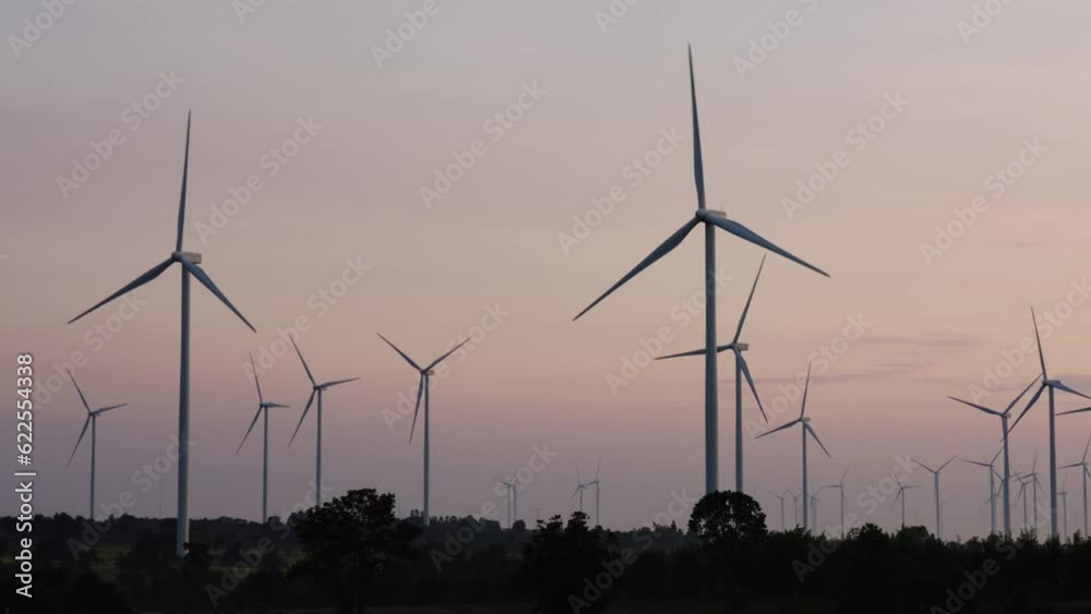 Wind power turbines generating clean renewable energy wind Turbine Construction. Wind power turbines generating clean renewable energy wind Turbine Construction.