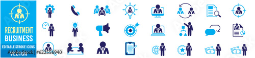 Set of recruitment vector Outline 
