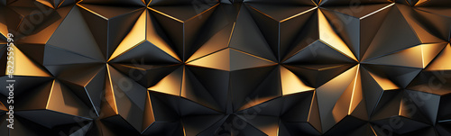 triangular gold background