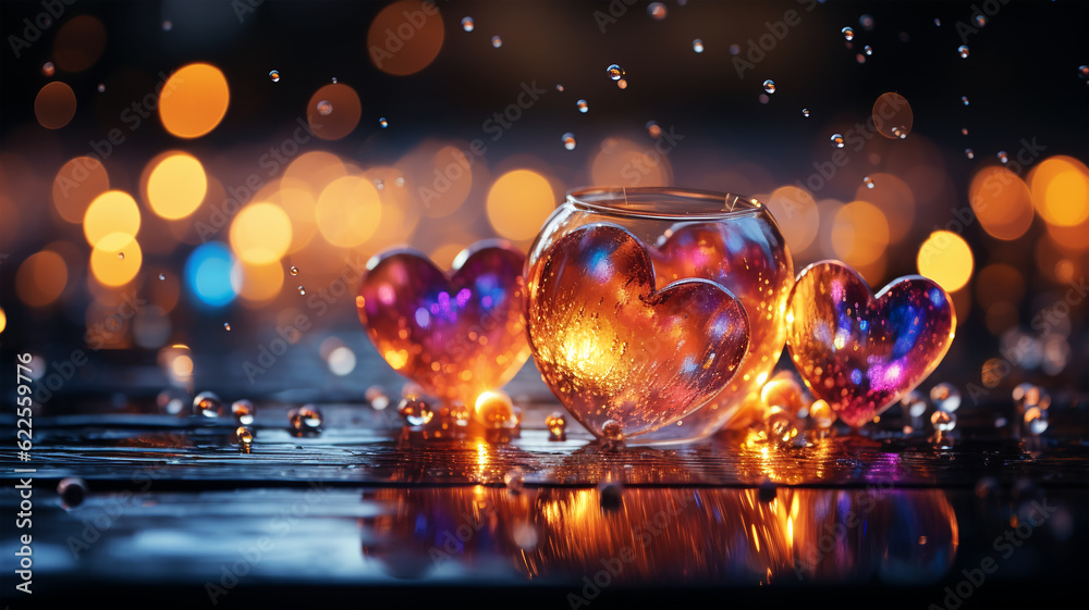 Heartfelt Hues: A Radiant Bouquet of Colorful Hearts for Valentine's Day Heartfelt Hues: A Radiant Bouquet of Colorful Hearts for Valentine's Day