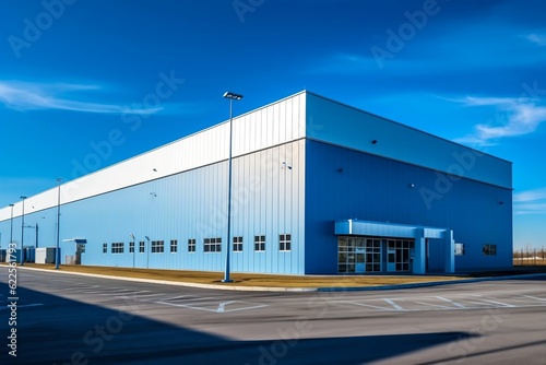 Logistics Center Warehouse Distribution Supply Chain. Generative AI