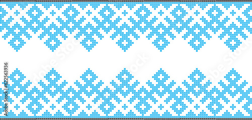 embroidered cross-stitch ornament national pattern