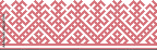 embroidered cross-stitch ornament national pattern