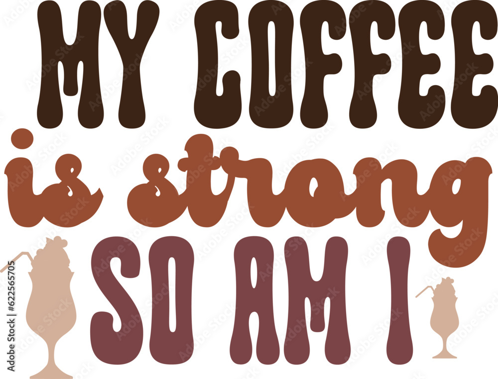Coffee Retro SVG design cut files Coffee Retro SVG design cut files