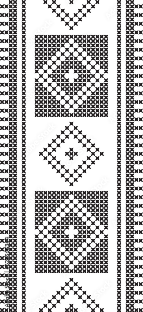 embroidered cross-stitch ornament national pattern embroidered cross-stitch ornament national pattern