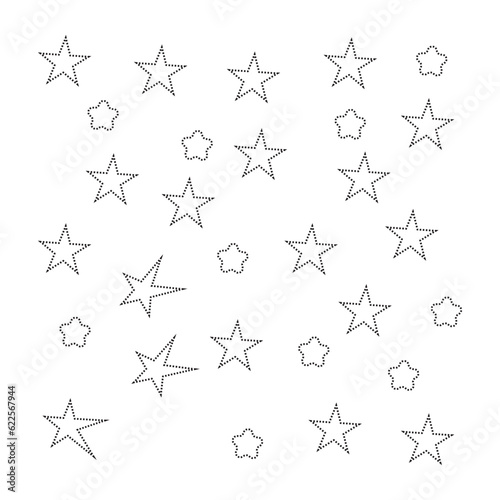 Free vector flat sparkling star collection © Ananya