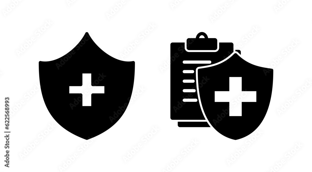 Health insurance icon vector. medical insurance icon Health insurance icon vector. medical insurance icon
