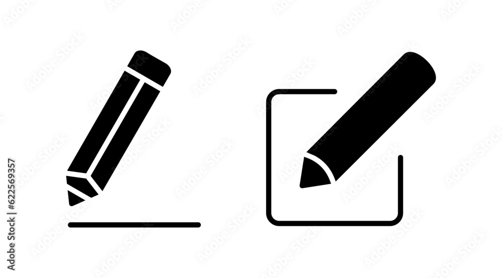 Edit icon vector. edit document sign and symbol. pencil Edit icon vector. edit document sign and symbol. pencil