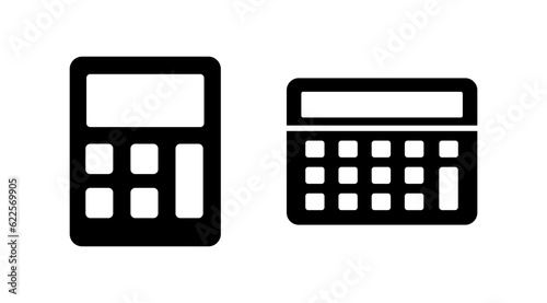 Calculator icon vector. math icon. finances sign