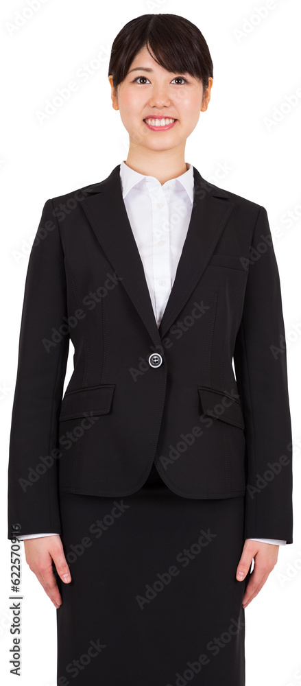 Digital png photo of happy asian businesswoman on transparent background Digital png photo of happy asian businesswoman on transparent background