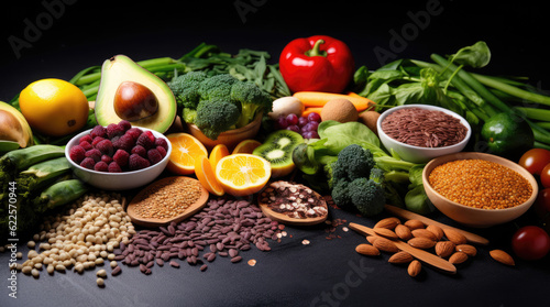Health food for fitness concept