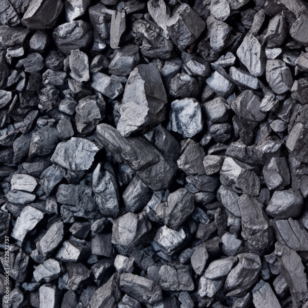 broken pieces of coal. black coal used for burning in winter broken pieces of coal. black coal used for burning in winter