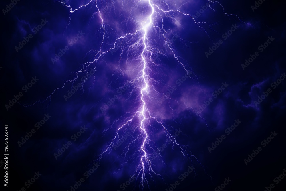 Lighting bolt sky. Generate Ai Lighting bolt sky. Generate Ai