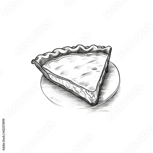 pastry Pie ai generated photo