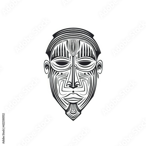 face African ethnic mask ai generated