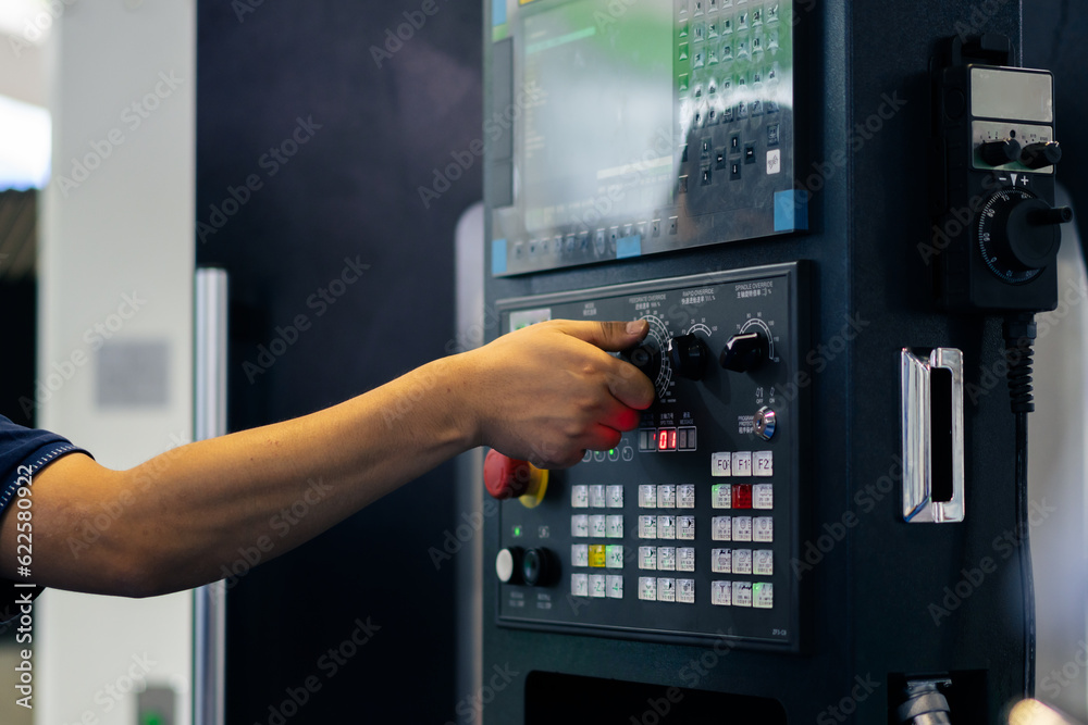 worker working in factory
