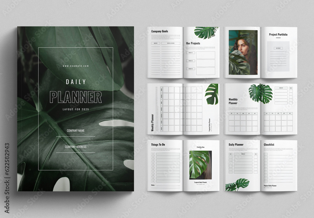 Planner Layout Stock Template Adobe Stock Planner Layout Stock Template Adobe Stock