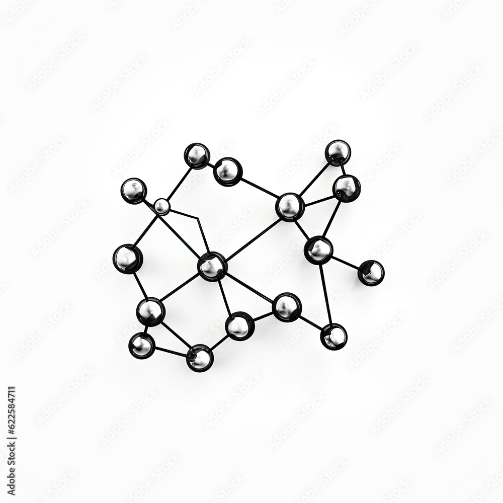 chemical molecular structure ai generated chemical molecular structure ai generated