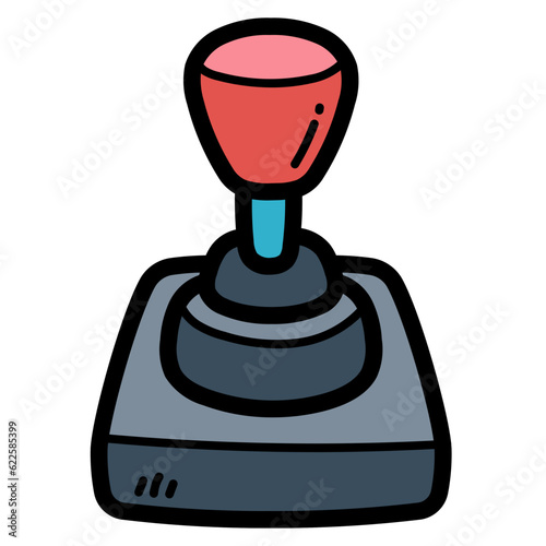 joystick filled outline icon style