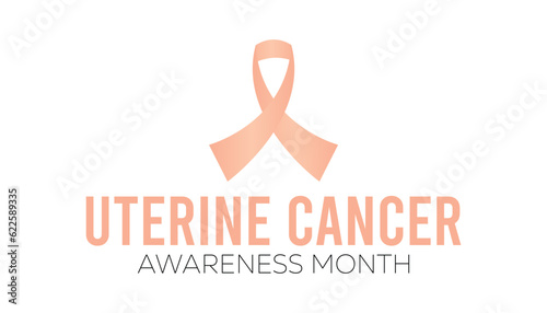 September is Uterine cancer awareness month. Healthcare and World cancer day concept. Medical Banner