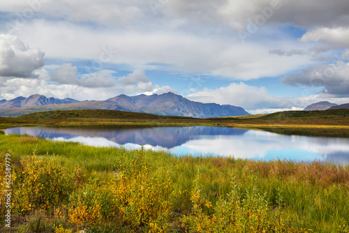 Lake in tundra