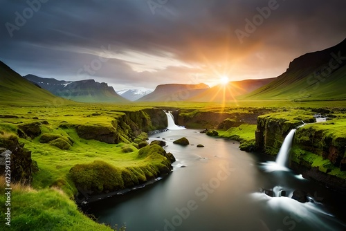 river in the mountains