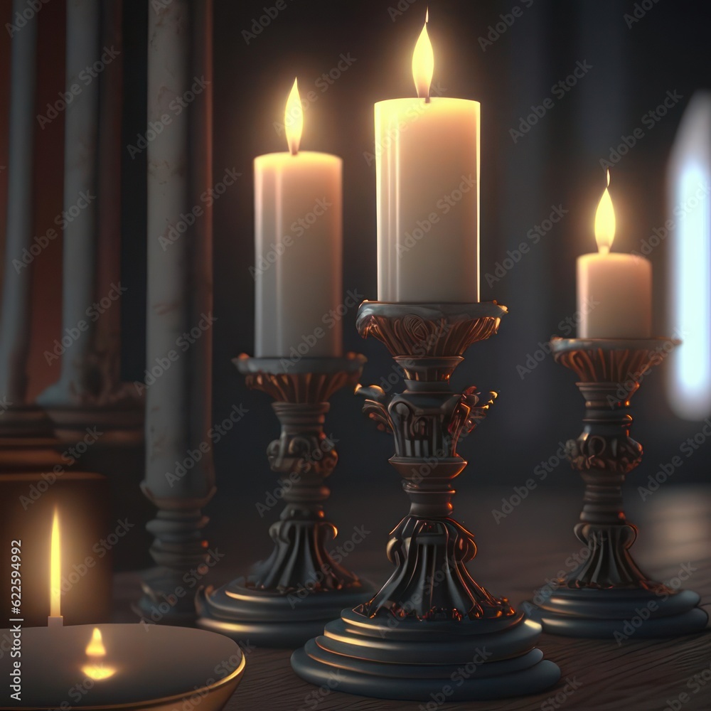 Candles. Image created by AI Candles. Image created by AI