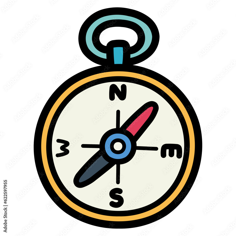 compass filled outline icon style compass filled outline icon style
