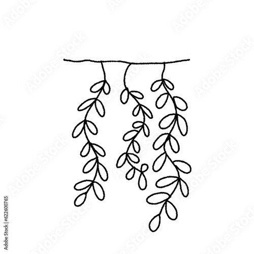 hanging Leaves clipart