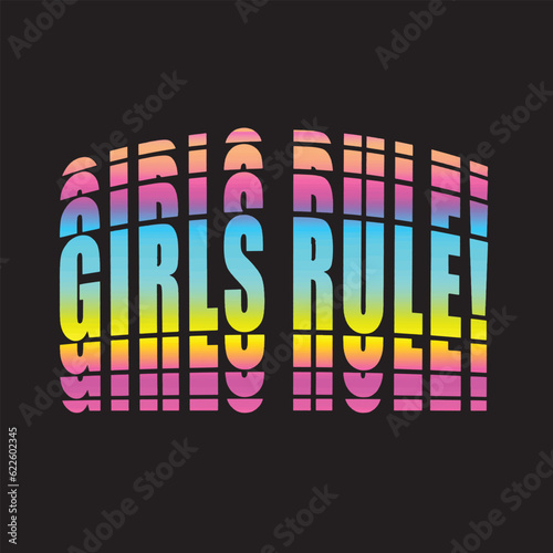pink slogan heart love mode girls rule